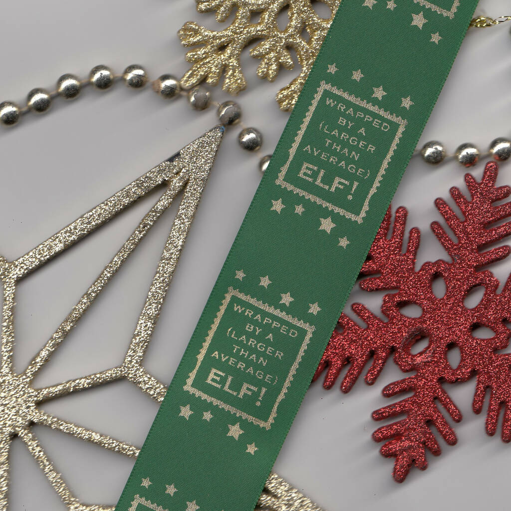 Luxury Green 'Elf' Christmas Ribbon By Yellow Green Blue ...