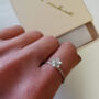 Personalised Birth Flower Stacking Rings, thumbnail 9 of 12