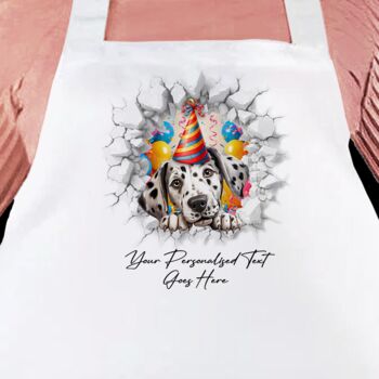 Personalised Dalmatian Birthday Break Through Dog, 3 of 8