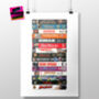 30th Birthday Gift Films Of 1996 Personalised Print, thumbnail 1 of 9