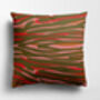 Cami Pink Pattern Cushion Throw Pillow, thumbnail 2 of 3
