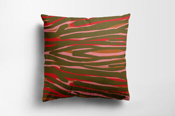 Cami Pink Pattern Cushion Throw Pillow, 2 of 3