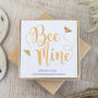 Yellow Gold Bee Earrings, Bee Mine, thumbnail 1 of 4