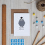 Welcome Little One Baby Penguin Card, thumbnail 1 of 4