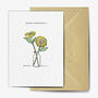 Happy Birthday Sunflowers Seed Embedded Card, thumbnail 1 of 2