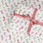 Festive Stocking Wrapping Paper Roll Or Folded, thumbnail 1 of 3