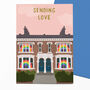 Set Of Four 'Sending Love' Postcards With Envelopes, thumbnail 5 of 6