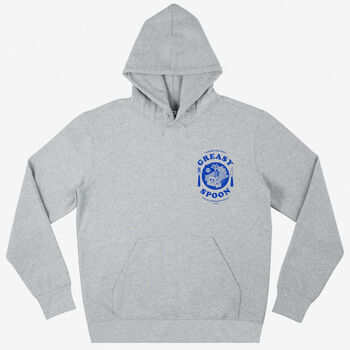 Greasy Spoon Breakfast Graphic Hoodie In Grey, 2 of 2