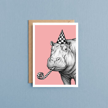 Pack Of Six Safari Animal Birthday Cards, 4 of 11