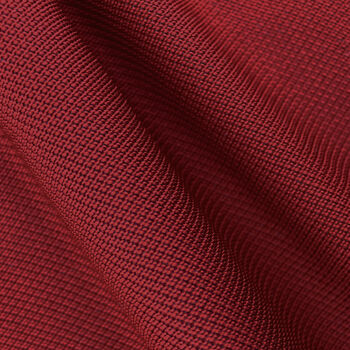 Wedding Handmade Polyester Knitted Pocket Square In Burgundy Red, 2 of 5