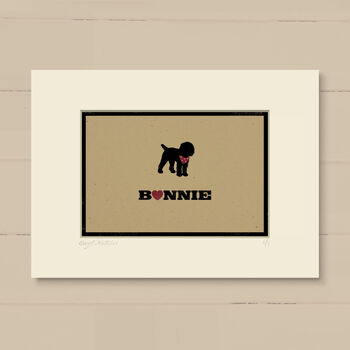 'Dog Lover Gift' Personalised Dog Breed Print, 6 of 12