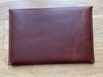 Personalised Spanish Brown Leather A4 Documents Holder, 6 of 10