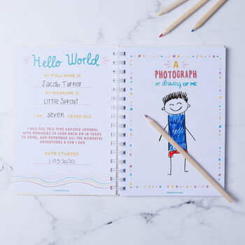 Personalised Children's Time Capsule Journal, 2 of 10