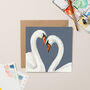 Swan Love Card, thumbnail 1 of 4