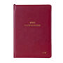 Personalised Hand Bound Leather Wine Tasting Journal, thumbnail 1 of 4