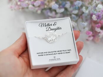 Mother And Daughter Gift, Family Bond Elephant Bracelet, 2 of 10