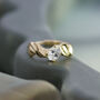 Molten Jewelled Adjustable Ring, thumbnail 1 of 7