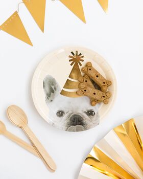 Dog Party Animals Paper Plates X Eight, 3 of 6