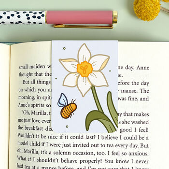 December Magnetic Birth Flower Bookmark Narcissus, 3 of 7