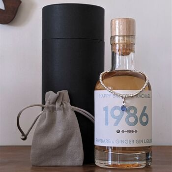 Personalised Special Year Gin, Music And Gems Giftset, 3 of 12