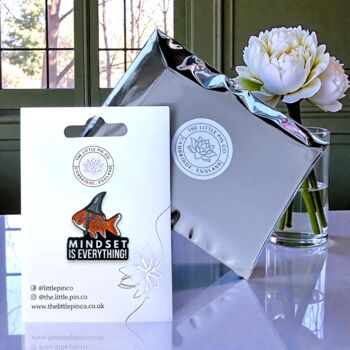 Mindset Is Everything Enamel Pin Badge, 2 of 8