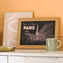 Personalised Paris Foiled Print Gift For Couples, thumbnail 1 of 4