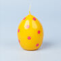 G Decor Set Of Six Easter Egg Candles Yellow, thumbnail 5 of 7