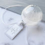 Personalised 7cm Feather Bauble, thumbnail 1 of 3