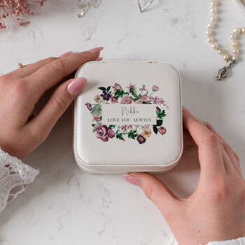 Tulips And Spring Flowers Floral Jewellery Box, 6 of 10