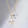 Shine Bright Star Necklace Silver Or Gold Vermeil Plate, thumbnail 1 of 6