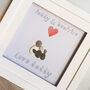 We Love Daddy Personalised Pebble Art, thumbnail 1 of 3