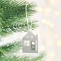 Personalised House Christmas Hanging Decoration, thumbnail 1 of 2