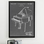 Anatomy Of A Piano Patent Print, thumbnail 1 of 6