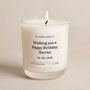 Personalised Best Birthday Wishes Soy Wax Candle, thumbnail 5 of 5