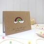 Personalised First Day Of School, Bright Rainbow, thumbnail 2 of 7