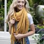 Winter Dash And Tassel Scarf, thumbnail 1 of 9