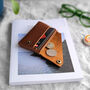 Personalised Tan Leather Wallet, thumbnail 2 of 8