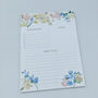 A5 Floral Schedule And Tasks Lined Notepad, thumbnail 4 of 4