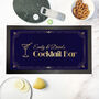 Personalised Stylish Cocktail Bar Mat, thumbnail 1 of 5