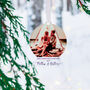 Couples 1st Christmas Together Tree Ornament, thumbnail 8 of 8
