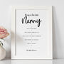 Things We Love About Nanny Print, thumbnail 1 of 6