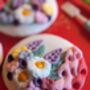Personalised Wild Flower Biscuit Gift Box And Wild Flower Greetings Card, thumbnail 8 of 8