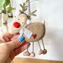 Bouncy Rudolf With Pom Pom Nose, thumbnail 2 of 3