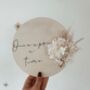 Were Expecting Dried Flower Plaque, thumbnail 2 of 2