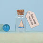 Personalised Sail Boat Keepsake Bottle Gift, thumbnail 2 of 3