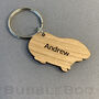 I Piggin Love Guinea Pigs Keyring. Can Be Personalised, thumbnail 9 of 9