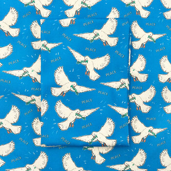 Peace Dove Organic Cotton Tea Towel, 2 of 4