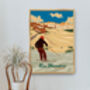 Les Menuires Ski Resort France Travel Poster Art Print, thumbnail 5 of 8