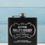 Personalised Whiskey Vintage Hip Flask, thumbnail 7 of 12