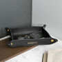 Small Personalised Leather Valet Tray, thumbnail 1 of 8